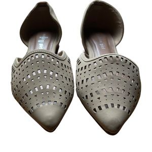 Madden Girl D’orsay Pointy Toe Flat Laser Cut